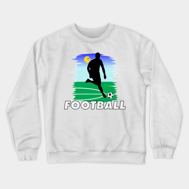 footballer Crewneck Sweatshirt by STARSsoft